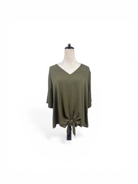 NWT Madewell V-Neck Tie-Front Tunic top size 2X